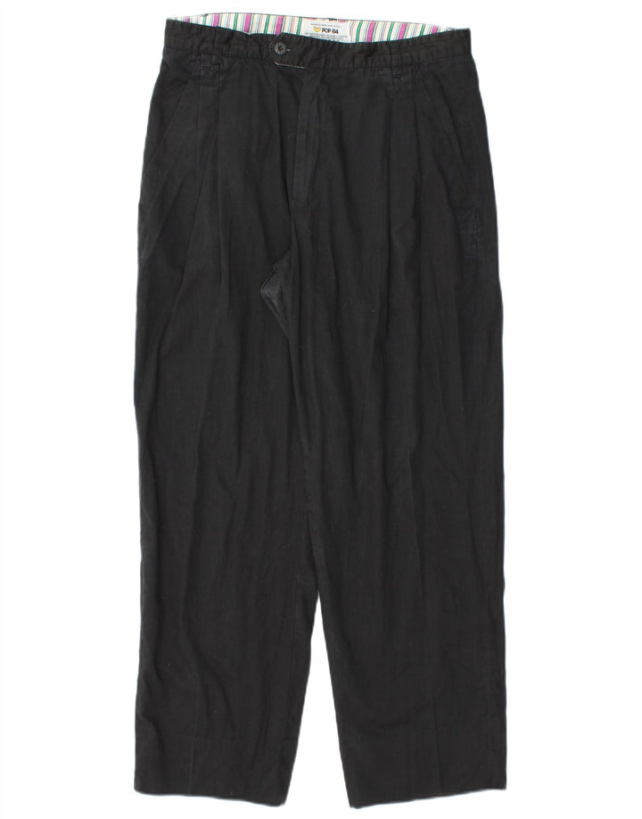 Pantaloni chino con pegging da donna POP 84 medi W30 L27 neri