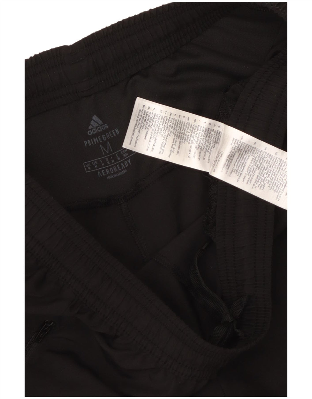 Pantaloncini sportivi ADIDAS Aeroready da uomo medio nero in poliestere