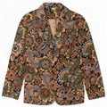 Giacca blazer aperta da donna vintage IT 42 medio multicolore floreale