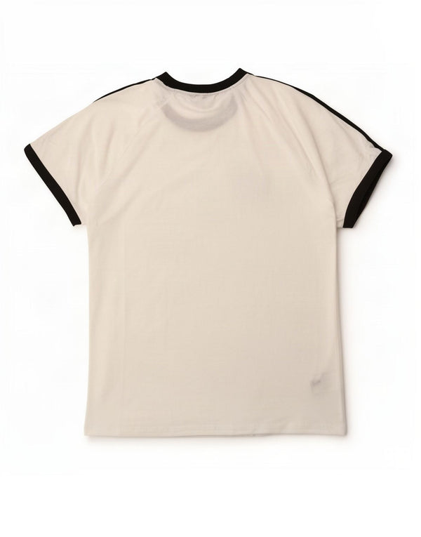 Adidas Uomo Regular T-shirt Top XL Bianco Cotone Sport