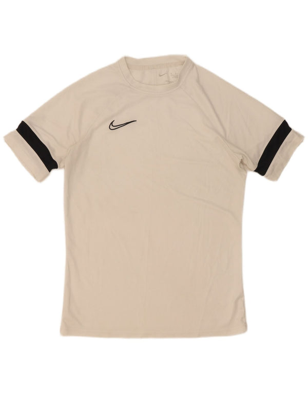 T-shirt Nike Dri Fit da uomo, colore bianco medio, color block