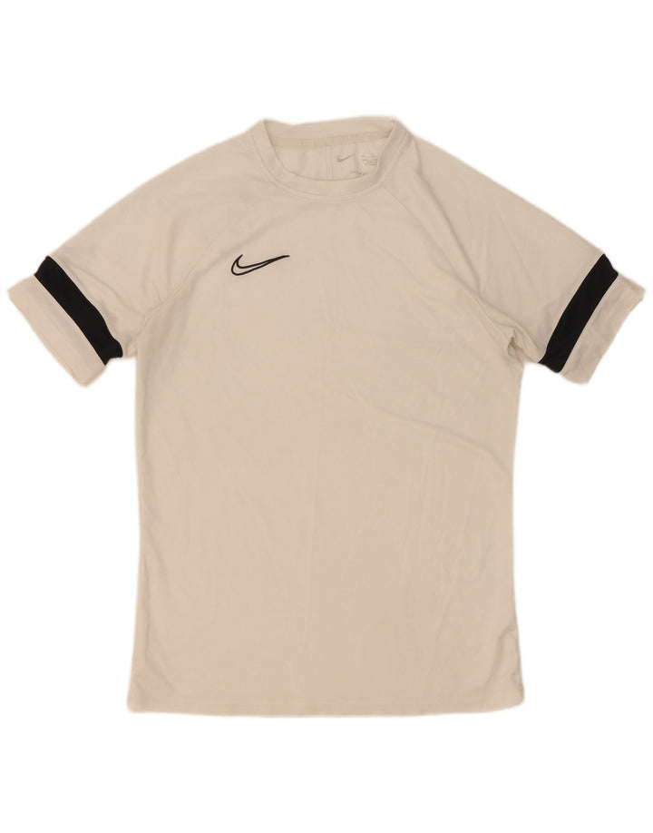 T-shirt Nike Dri Fit da uomo, colore bianco medio, color block