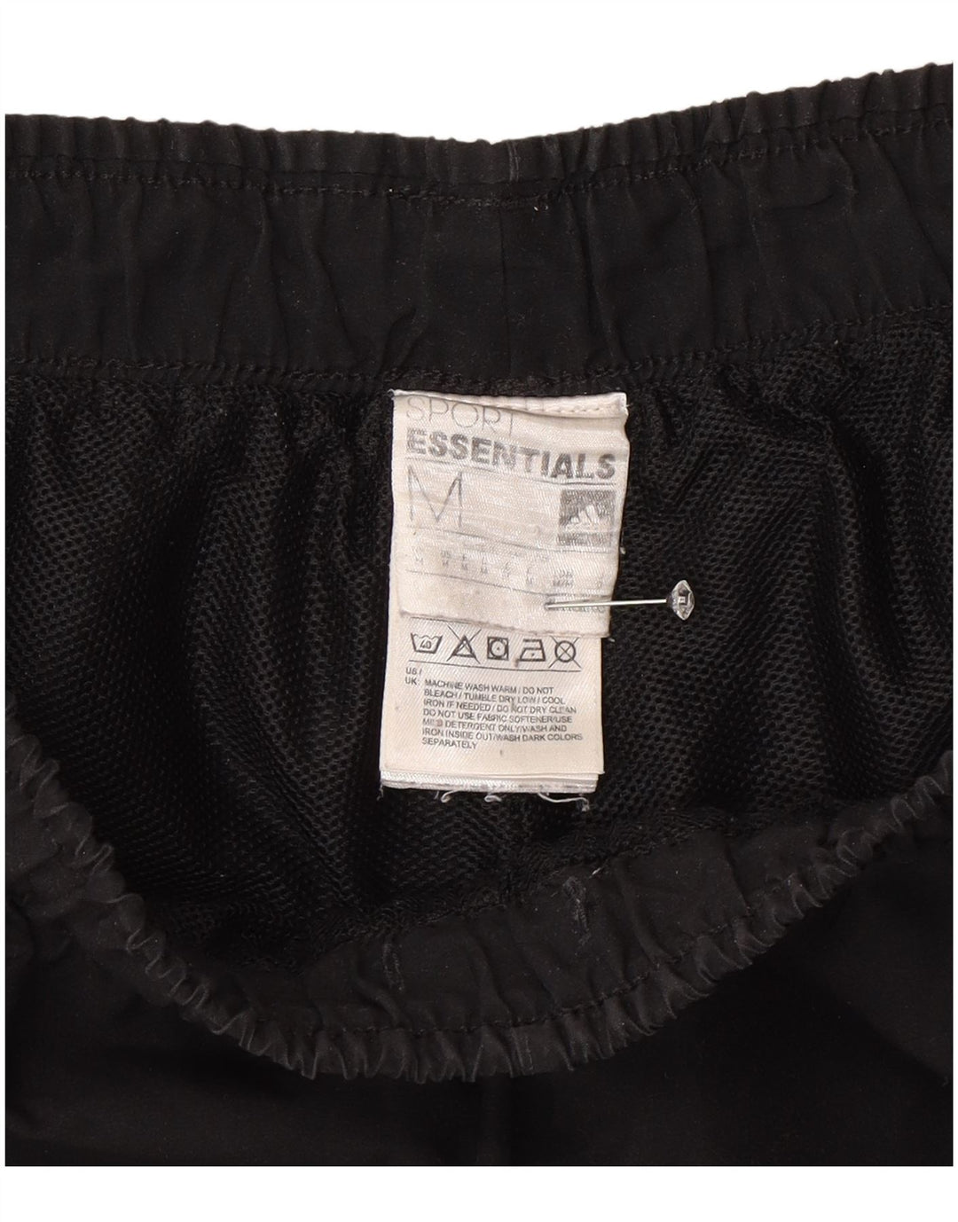 Pantaloncini sportivi da uomo Adidas medi neri in poliestere