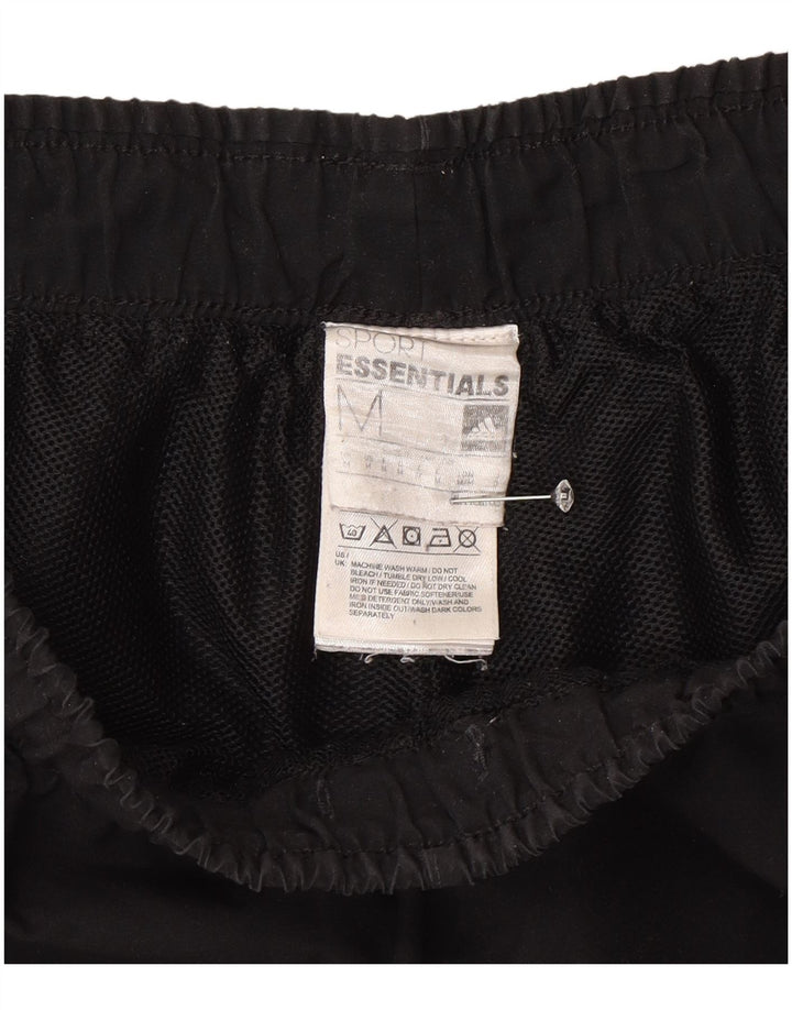Pantaloncini sportivi da uomo Adidas medi neri in poliestere
