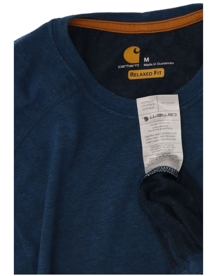 T-shirt da uomo dalla vestibilità rilassata CARHARTT Top in poliestere blu medio