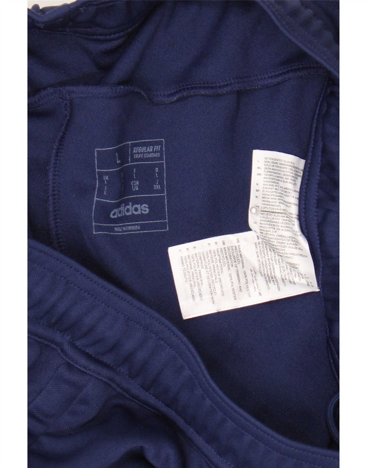Pantaloncini sportivi Adidas Aeroready Regular Fit da uomo di grandi dimensioni in poliestere blu navy