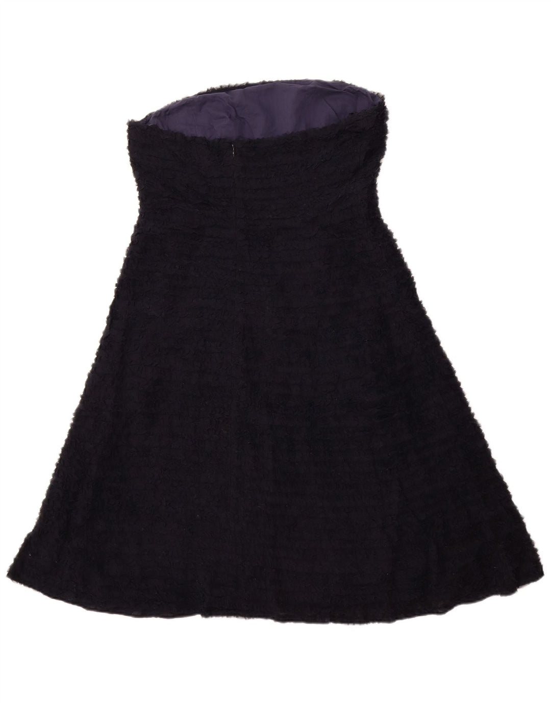 Abito senza spalline da donna J. CREW UK 12 Blu navy medio