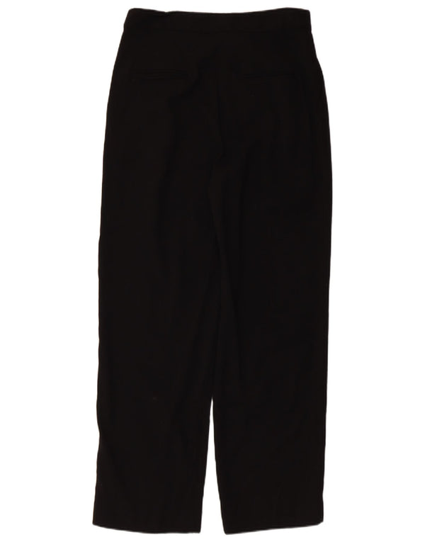 Pantaloni casual a vita alta da donna Massimo Dutti EU 36 XS W28 L27 Nero