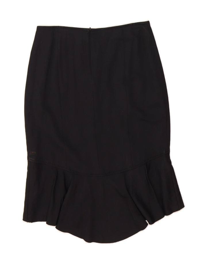 VALENTINO Womens Trumpet Skirt IT 42 Medium W28 Black Viscose Vintage Valentino and Second-Hand Valentino from Messina Hembry 