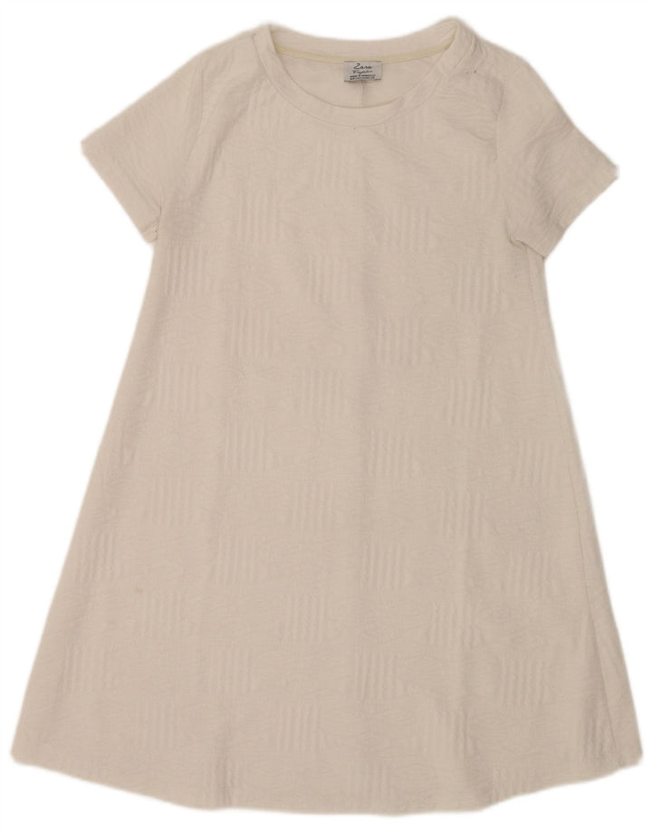 Abito a trapezio Trafaluc da donna Zara UK 12 bianco medio