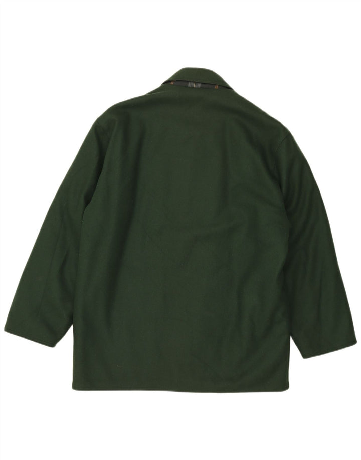 Giacca reversibile da uomo Navigare UK 38 lana verde medio