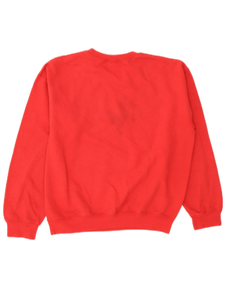 Felpa grafica da uomo Urban Outfitters, maglione piccolo rosso