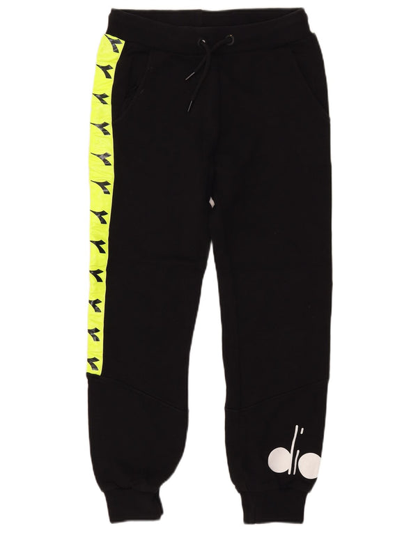 DIADORA Pantaloni Tuta Bambino Joggers 11-12 Anni Nero Colourblock