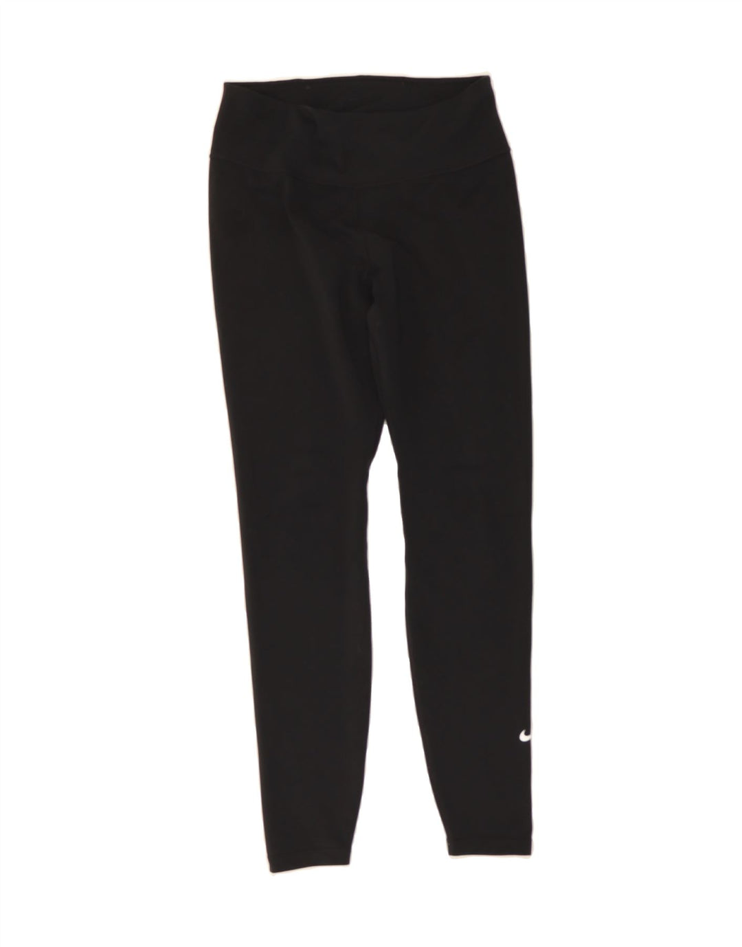 NIKE Womens Dri Fit Leggings UK 14 Medium  Black Polyester Vintage Nike and Second-Hand Nike from Messina Hembry 