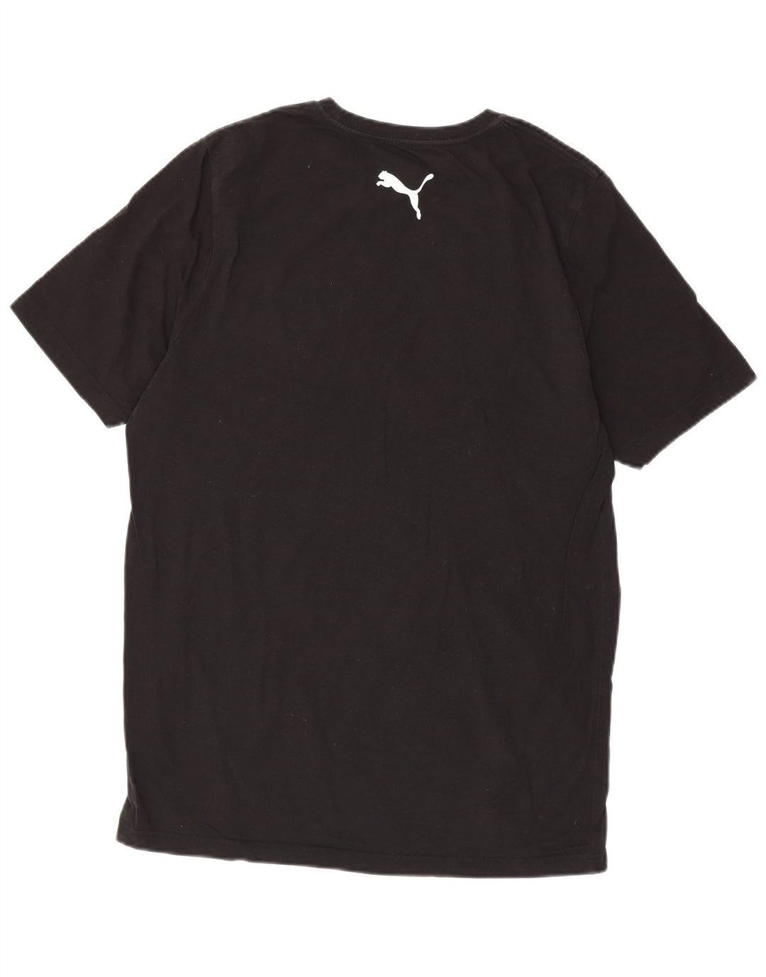 T-shirt da uomo Puma Top Large in cotone nero