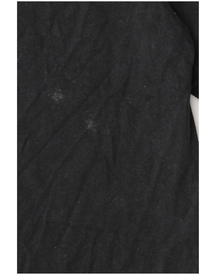 T-shirt grafica da uomo JORDAN Top in cotone nero medio