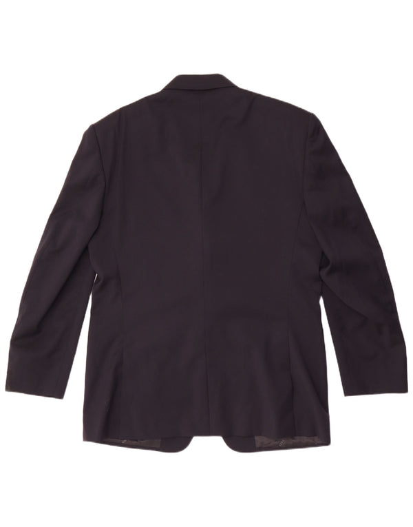 Giacca Blazer da Uomo a 3 Bottoni Cerruti 1881 IT 52 XL Lana Blu Navy