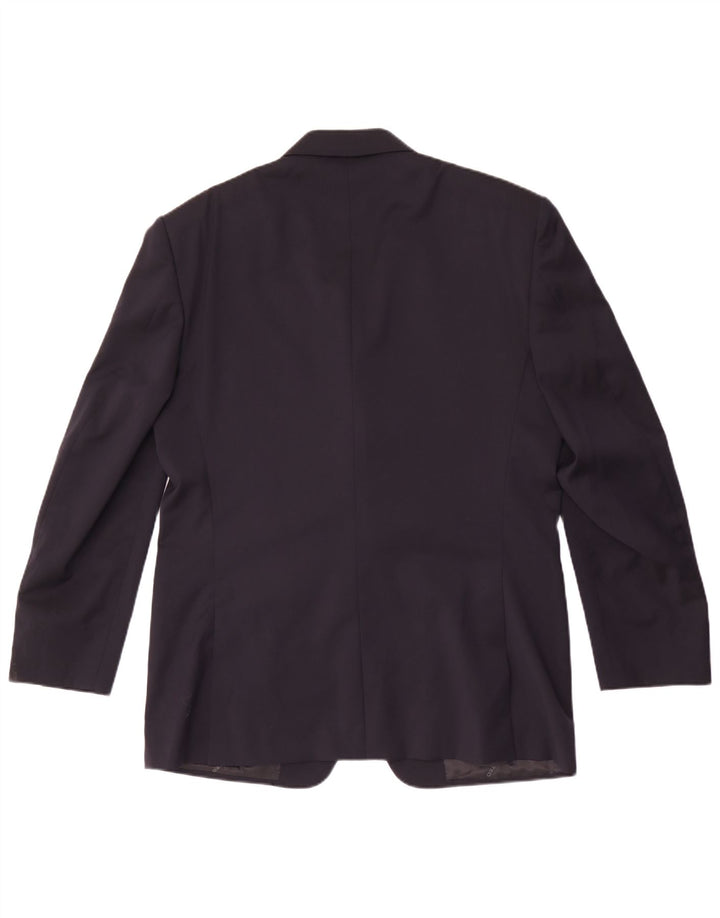 Giacca Blazer da Uomo a 3 Bottoni Cerruti 1881 IT 52 XL Lana Blu Navy