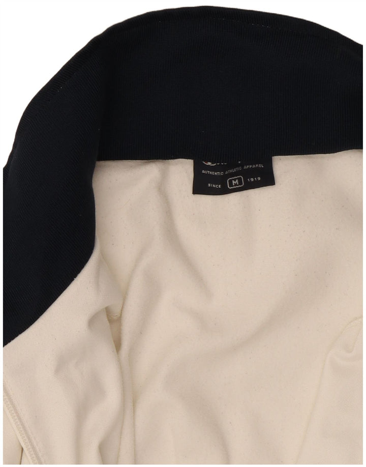 CHAMPION Giacca da tuta grafica da uomo in poliestere bianco medio