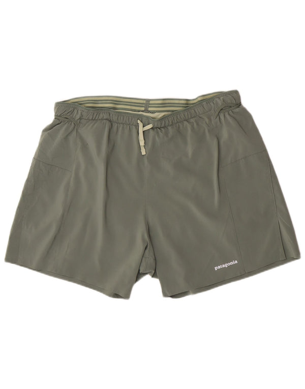Pantaloncini sportivi da donna Patagonia UK 14 Large Poliestere kaki