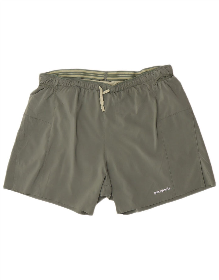 Pantaloncini sportivi da donna Patagonia UK 14 Large Poliestere kaki