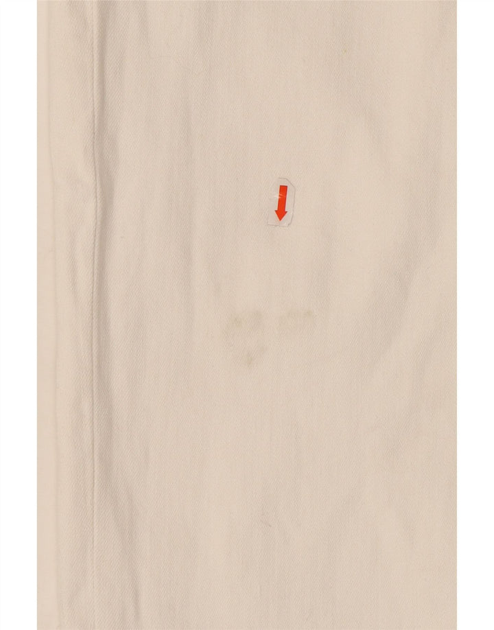 Jeans dritti regolari da donna Marks & Spencer UK 20 2XL W40 L29 Bianco