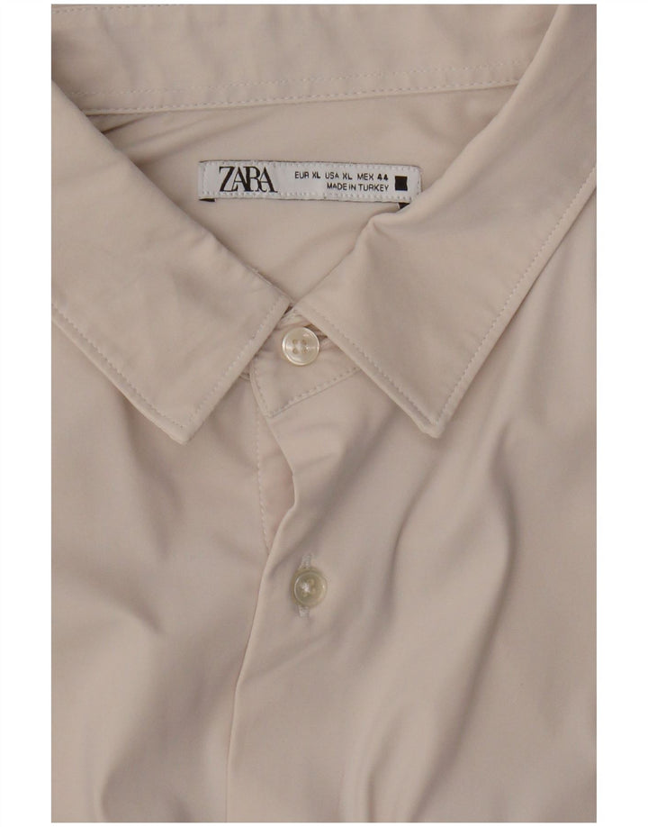Camicia Zara da uomo XL bianco sporco