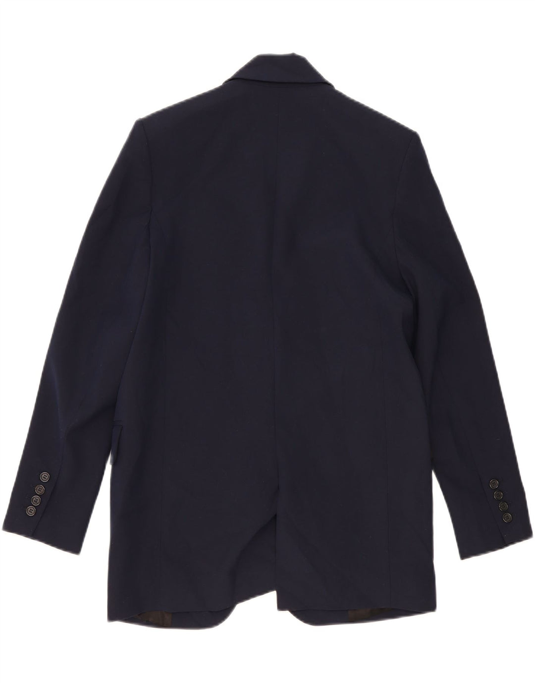 Giacca blazer oversize a 2 bottoni da donna Zara UK 6 XS viscosa blu navy