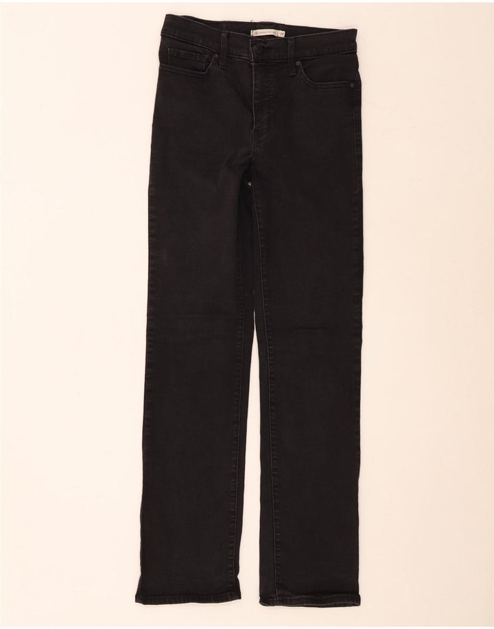 Jeans dritti modellanti da donna Levi's 314 W29 L32 cotone nero