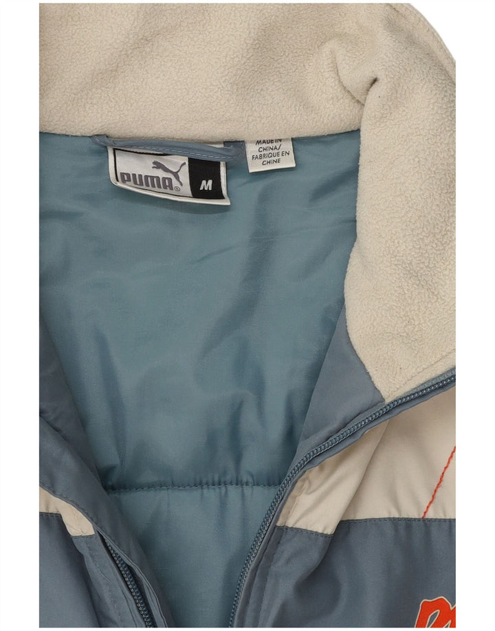 Giacca imbottita da uomo Puma UK 38 Colorblock blu medio
