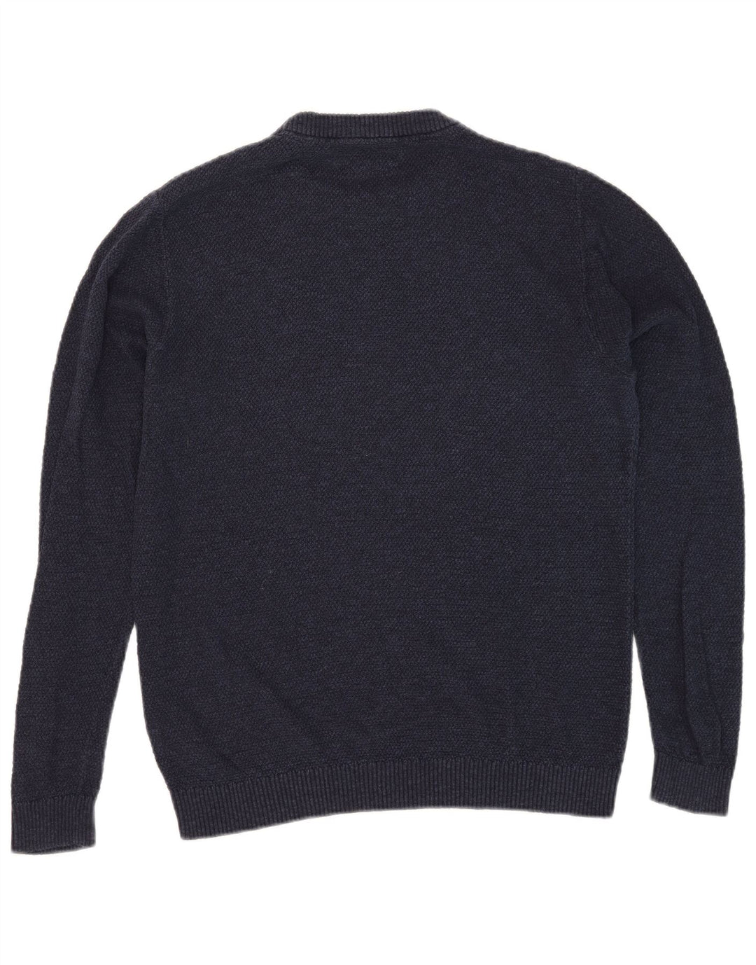 Maglione maglione girocollo da uomo Jack & Jones in cotone blu navy medio