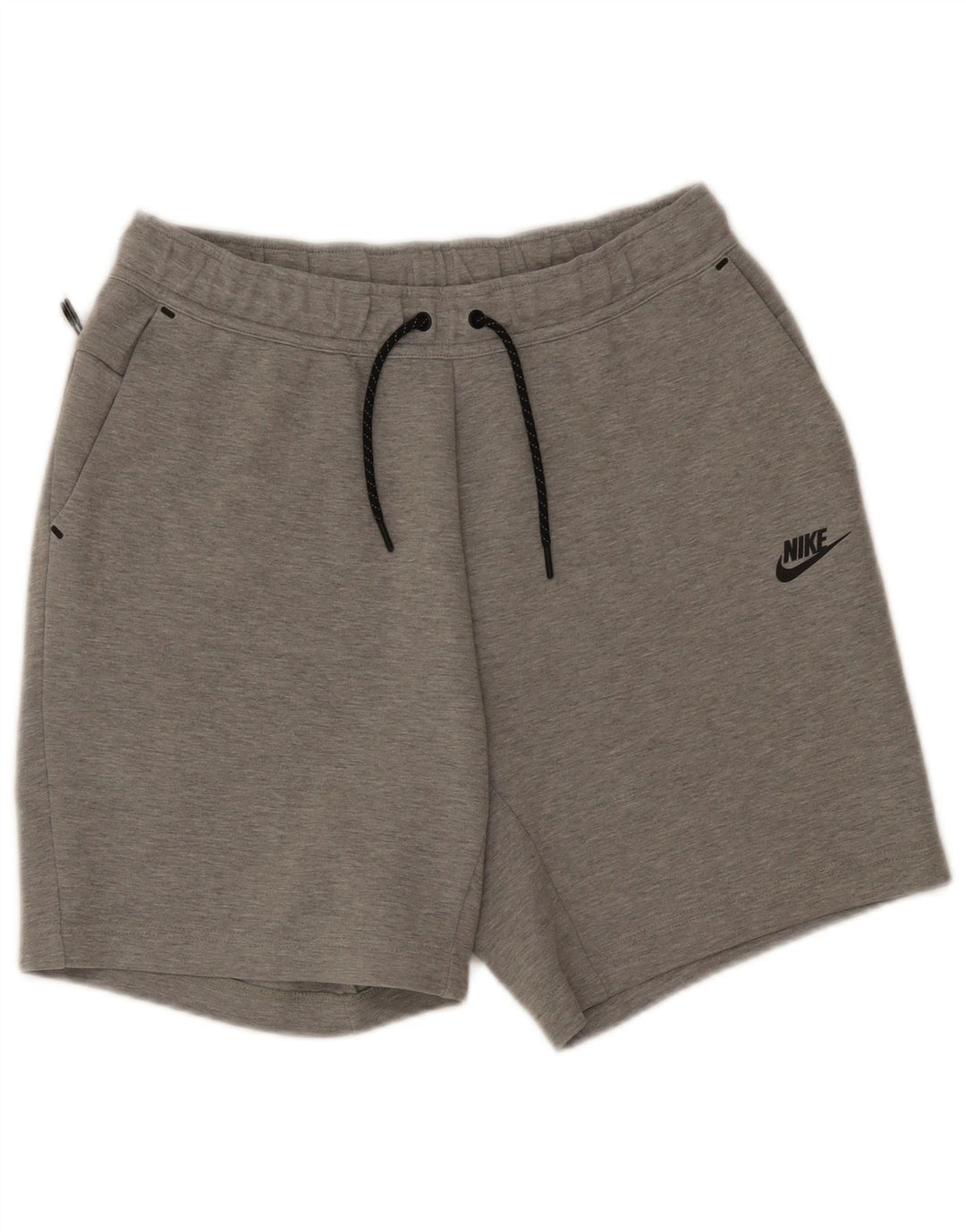 Pantaloncini sportivi Nike da uomo in cotone screziato grigio medio
