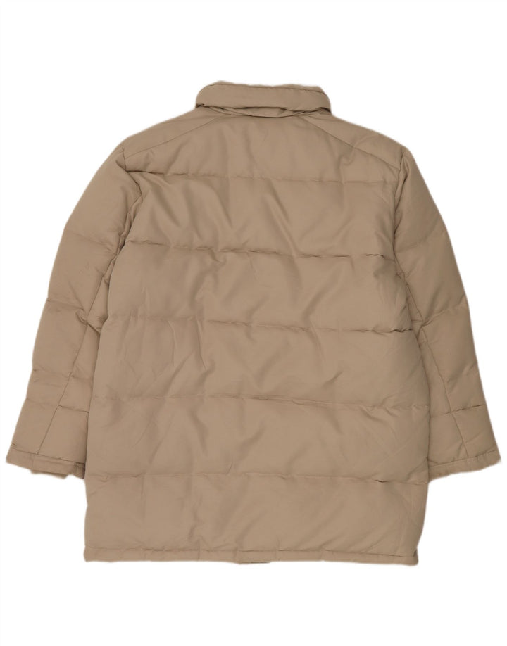 Cappotto imbottito con cappuccio da uomo Fay UK 40 grande poliestere beige