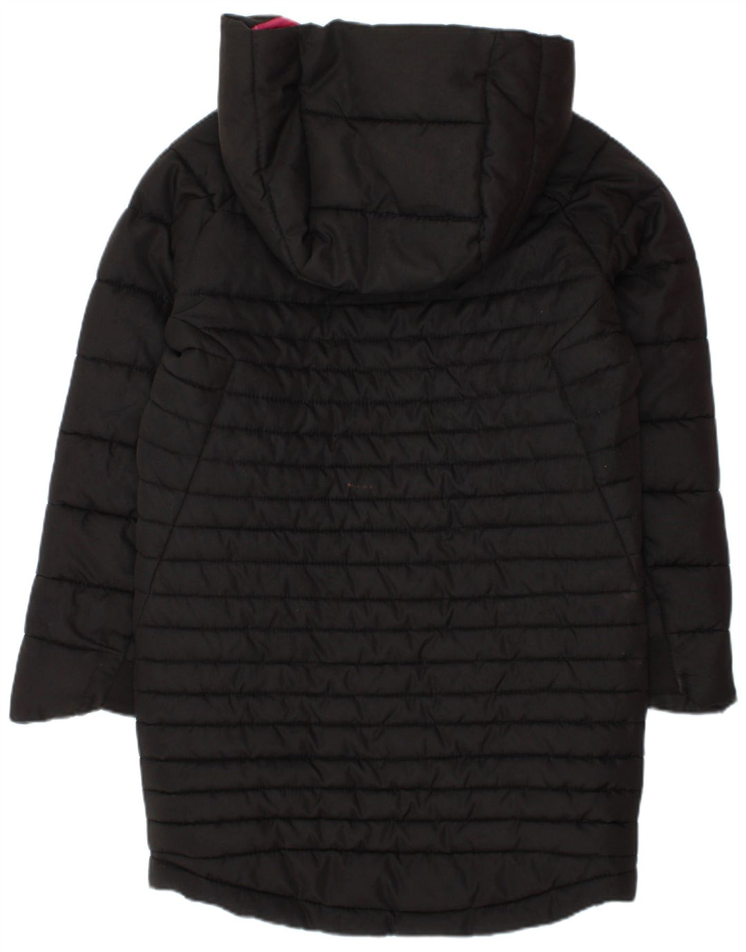 Cappotto imbottito con cappuccio Nike per ragazze 4-5 anni piccolo in poliestere nero