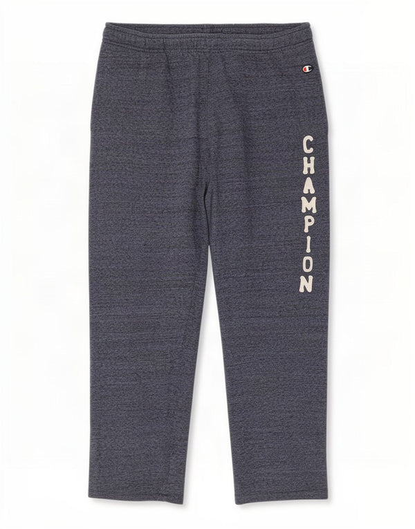 Pantaloni da tuta con grafica da uomo Champion 2XL cotone screziato blu navy