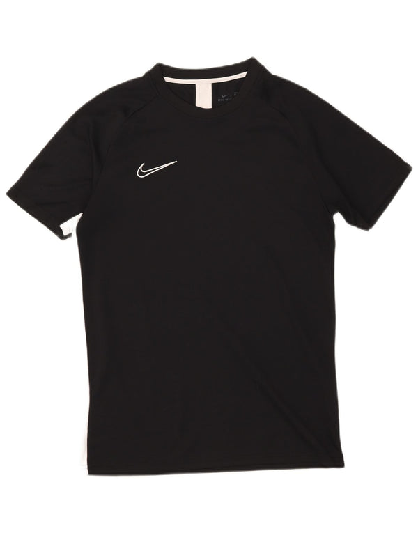T-shirt Nike Dri Fit da uomo, grande, in poliestere color block nero
