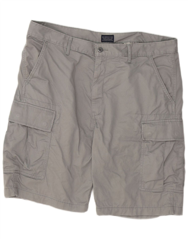 Pantaloncini cargo da uomo Levi's W38 XL in cotone grigio