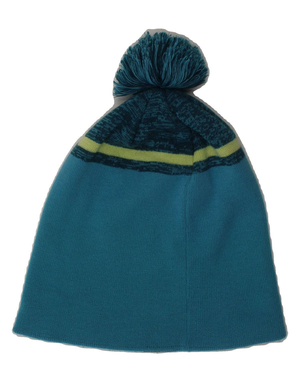 FILA Mens Bobble Hat One Size Blue Colourblock