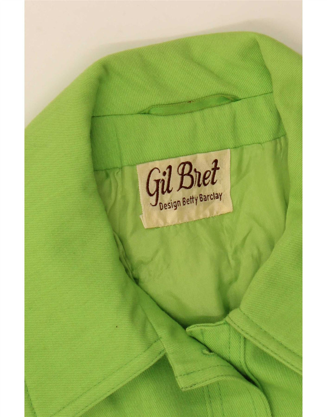 Giubbotto bomber corto da donna Gil Bret UK 14 grande poliestere verde