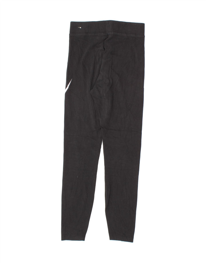 NIKE Womens Graphic Leggings UK 8 Small Black Cotton Vintage Nike and Second-Hand Nike from Messina Hembry 