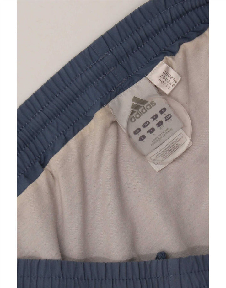 Pantaloncini sportivi Adidas da uomo grandi in poliestere blu