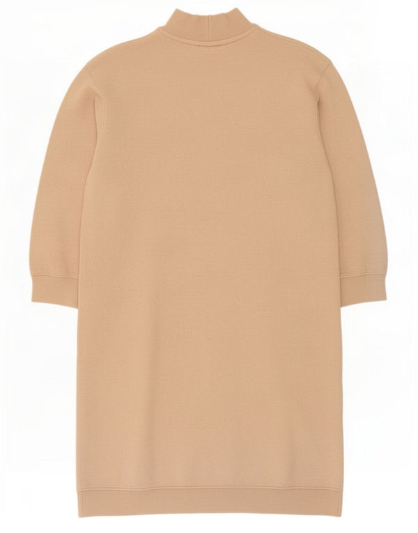 Abito maglione oversize a maniche lunghe da donna Zara UK 14 Beige medio