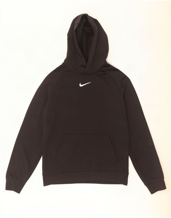 Felpa con cappuccio grafica Nike da ragazzo 10-11 anni poliestere nero medio