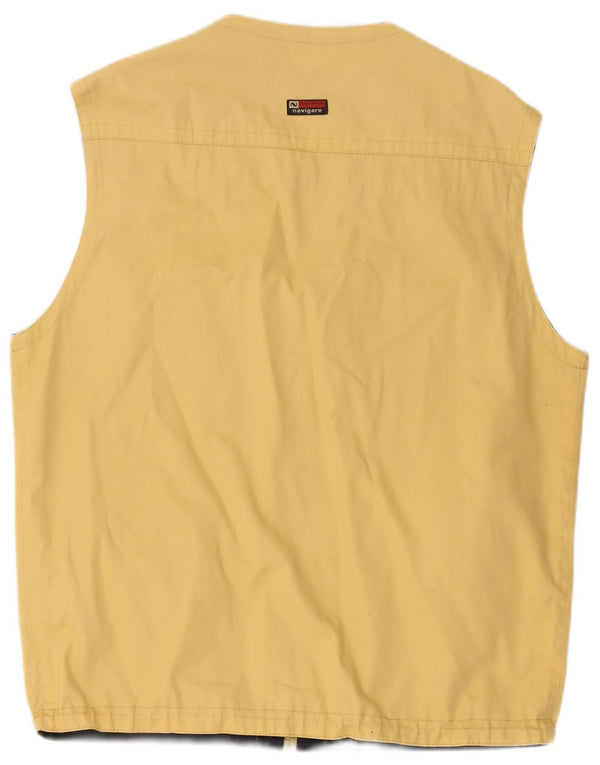 Gilet da uomo Navigare Utility UK 38 medio giallo