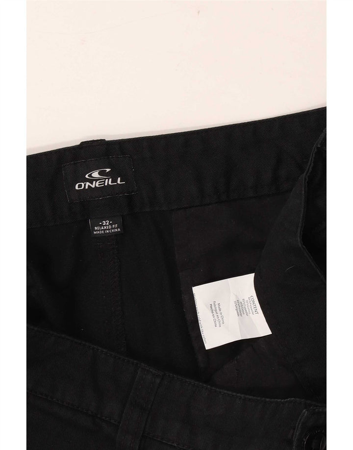 Pantaloncini cargo da uomo dalla vestibilità rilassata O'Neill W32 cotone nero medio