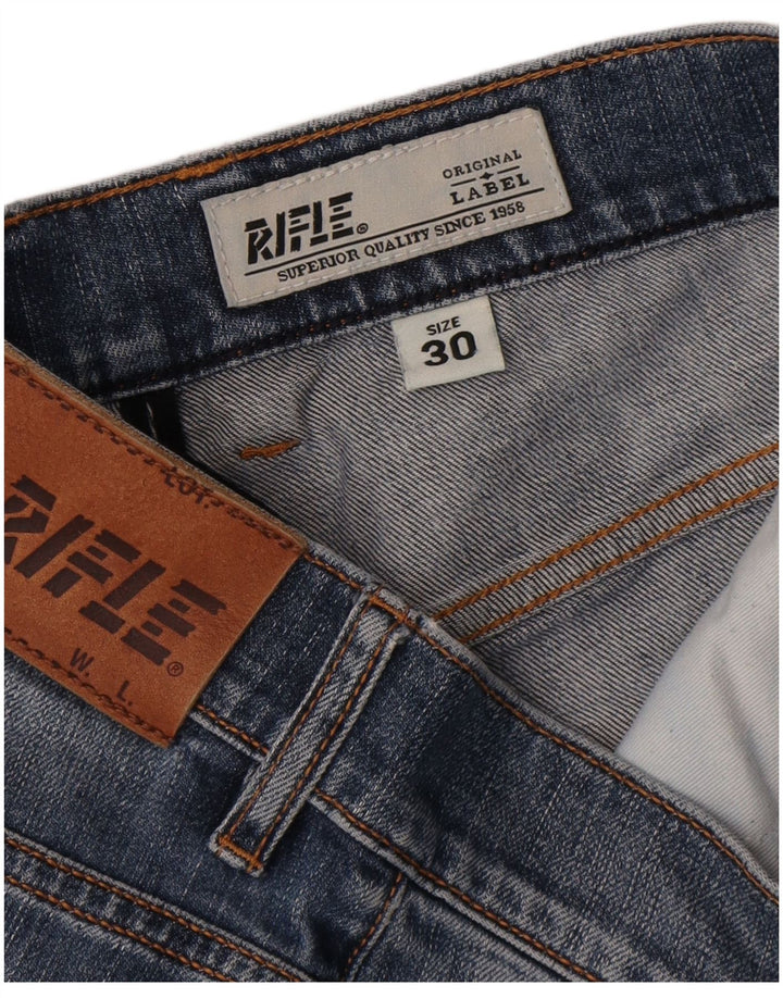 Jeans slim da donna Rifle W30 L32 cotone blu