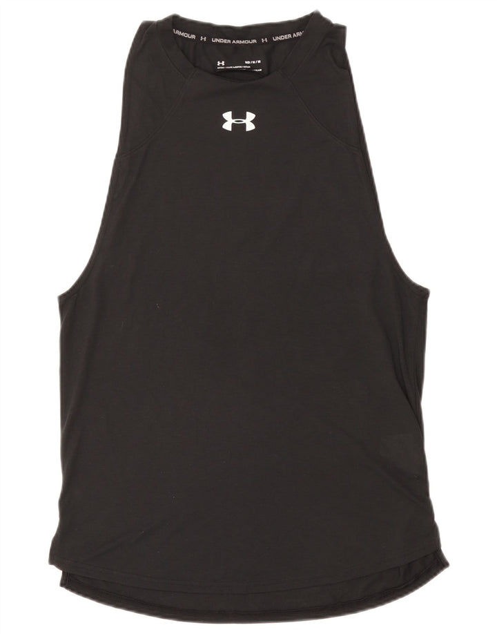 Canottiera grafica Under Armour da donna Heat Gear UK 12 Poliestere grigio medio