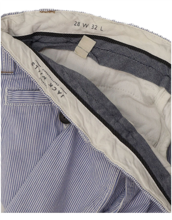 Pantaloncini chino da uomo Jack Wills W28 piccolo gessato blu