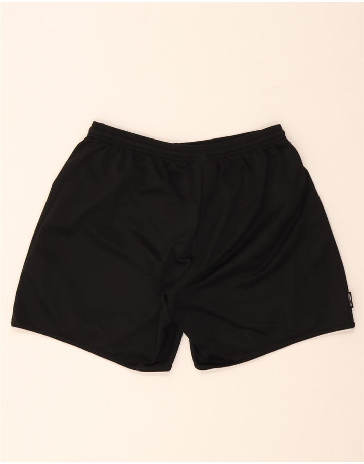 Pantaloncini sportivi Adidas Climalite da uomo grandi in poliestere nero