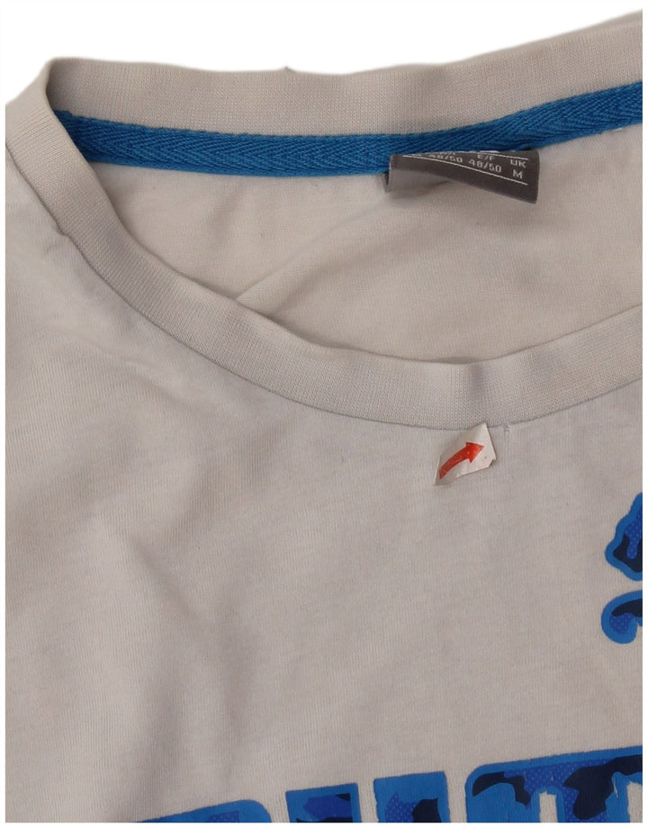 T-shirt grafica da uomo Puma Top bianca media
